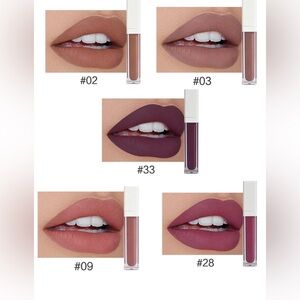 Fall Matte Liquid Lipstick Bundle | 5-Piece Lip Set + FREE Brown Lip Liner